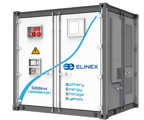 ELINEX 500kW-1MWh Container Batterij Energie Opslagsysteem